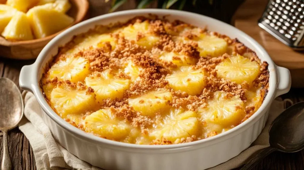 pineapple casserole.